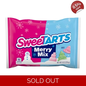 SweeTarts Merry Mix - 226g Bag - Sweet Tarts Christmas Candies